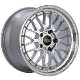 Kies-Motorsports BBS BBS LM 18x10 5x114.3 ET25 Diamond Silver Center Diamond Cut Lip Wheel - 82mm PFS Required