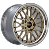 Kies-Motorsports BBS BBS LM 18x8.5 5x130 ET56 CB 71.6 Gold Center / Diamond Cut Lip Wheel