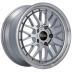 Kies-Motorsports BBS BBS LM 18x8.5 5x130 ET56 CB71.6 Diamond Silver Center Diamond Cut Lip Wheel