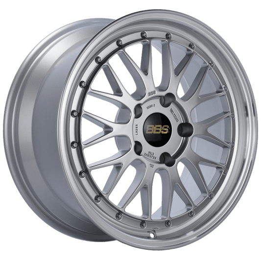 Kies-Motorsports BBS BBS LM 18x8.5 5x130 ET56 CB71.6 Diamond Silver Center Diamond Cut Lip Wheel