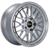 Kies-Motorsports BBS BBS LM 18x8.5 5x130 ET56 CB71.6 Diamond Silver Center Diamond Cut Lip Wheel