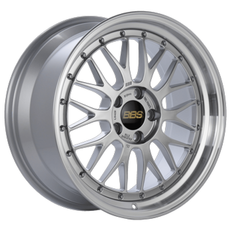 Kies-Motorsports BBS BBS LM 18x9 5x114.3 ET42 Diamond Silver Center Diamond Cut Lip Wheel - 82mm PFS/Clip Required Main image