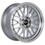 Kies-Motorsports BBS BBS LM 18x9 5x114.3 ET42 Diamond Silver Center Diamond Cut Lip Wheel - 82mm PFS/Clip Required