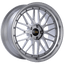 Kies-Motorsports BBS BBS LM 19x8.5 5x120 ET32 Diamond Silver Center Diamond Cut Lip Wheel -82mm PFS/Clip Required