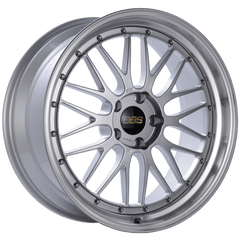 Kies-Motorsports BBS BBS LM 19x9.5 5x120 ET35 Diamond Silver Center Diamond Cut Lip Wheel -82mm PFS/Clip Required