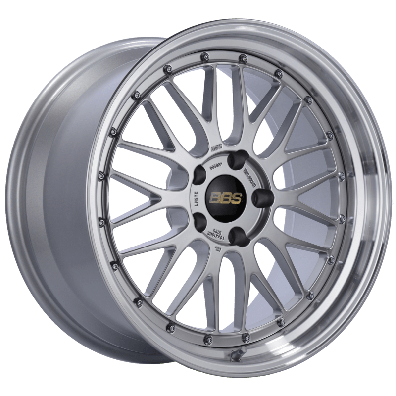 Kies-Motorsports BBS BBS LM 19x9.5 5x120 ET48 Diamond Silver Center Diamond Cut Lip Wheel -82mm PFS/Clip Required Main image