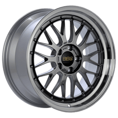 Kies-Motorsports BBS BBS LM 19x9 5x112 ET34 Diamond Black Center Diamond Cut Lip Wheel - 82mm PFS/Clip Required