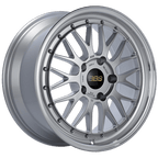 Kies-Motorsports BBS BBS LM 19x9 5x112 ET34 Diamond Silver Center Diamond Cut Lip Wheel - 82mm PFS/Clip Required