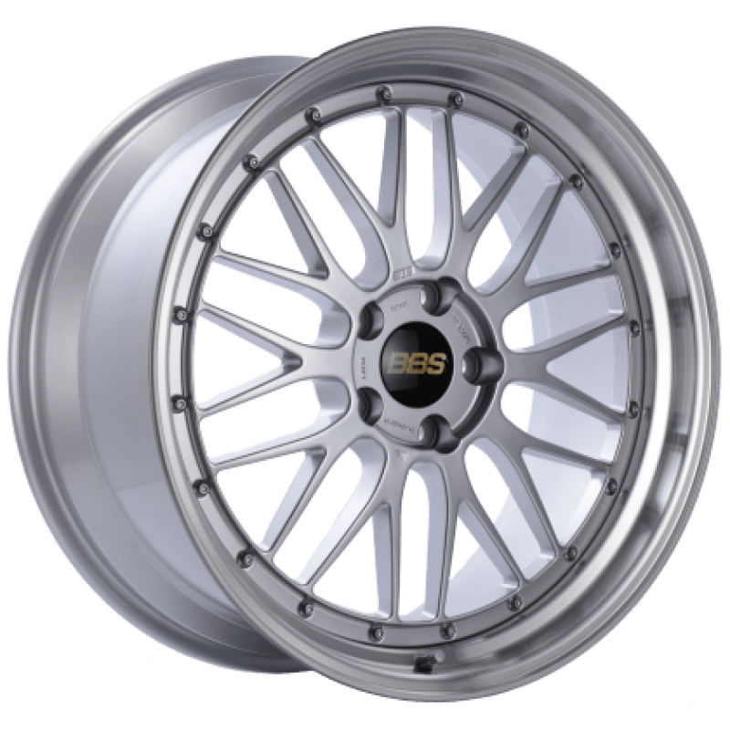 Kies-Motorsports BBS BBS LM 19x9 5x114.3 ET38 Diamond Silver Center Diamond Cut Lip Wheel - 82mm PFS/Clip Required