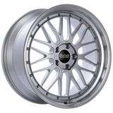 Kies-Motorsports BBS BBS LM 19x9 5x114.3 ET38 Diamond Silver Center Diamond Cut Lip Wheel - 82mm PFS/Clip Required