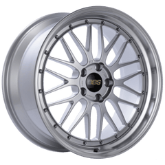 Kies-Motorsports BBS BBS LM 19x9 5x114.3 ET38 Diamond Silver Center Diamond Cut Lip Wheel - 82mm PFS/Clip Required