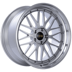 Kies-Motorsports BBS BBS LM 20x10 5x120 ET20 Diamond Silver Center Diamond Cut Lip Wheel -82mm PFS/Clip Required