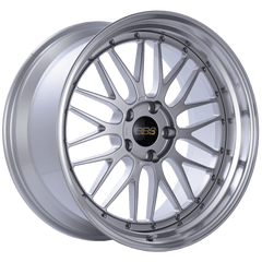 Kies-Motorsports BBS BBS LM 20x10 5x120 ET20 Diamond Silver Center Diamond Cut Lip Wheel -82mm PFS/Clip Required