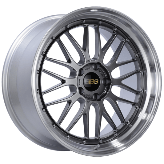 Kies-Motorsports BBS BBS LM 20x10 5x120 ET33 Diamond Black Center Diamond Cut Lip Wheel -82mm PFS/Clip Required