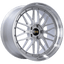 Kies-Motorsports BBS BBS LM 20x10 5x120 ET33 Diamond Silver Center Diamond Cut Lip Wheel -82mm PFS/Clip Required