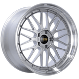 Kies-Motorsports BBS BBS LM 20x10 5x120 ET33 Diamond Silver Center Diamond Cut Lip Wheel -82mm PFS/Clip Required
