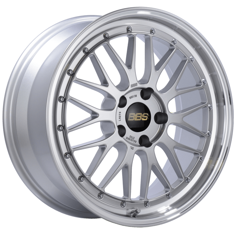 Kies-Motorsports BBS BBS LM 20x10 5x120 ET45 Diamond Silver Center Diamond Cut Lip Wheel -82mm PFS/Clip Required Main image