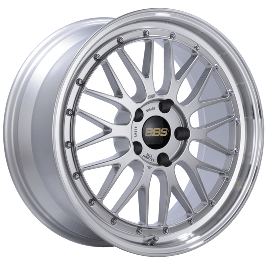 Kies-Motorsports BBS BBS LM 20x10 5x120 ET45 Diamond Silver Center Diamond Cut Lip Wheel -82mm PFS/Clip Required