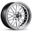 Kies-Motorsports BBS BBS LM 20x12 5x130 ET50 CB71.6 Diamond Silver Wheel w/ Diamond Cut Machined Lip