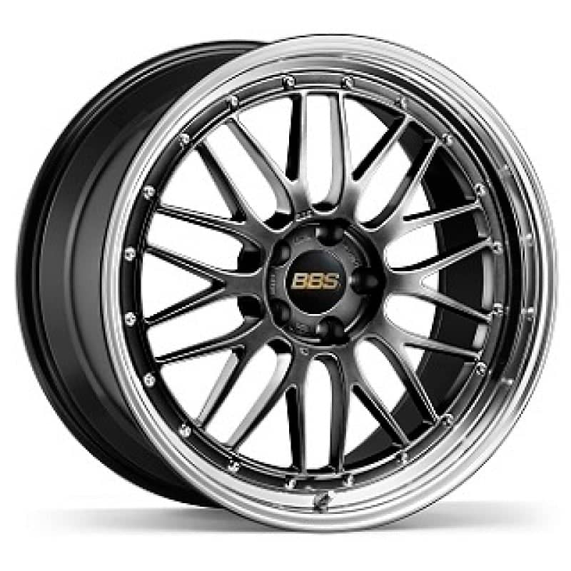 Kies-Motorsports BBS BBS LM 20x12 5x130 ET72 CB71.6 Diamond Black Wheel w/ Diamond Cut Machined Lip