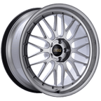 Kies-Motorsports BBS BBS LM 20x9.5 5x114.3 ET40 CB66 Diamond Silver Center Diamond Cut Lip Wheel