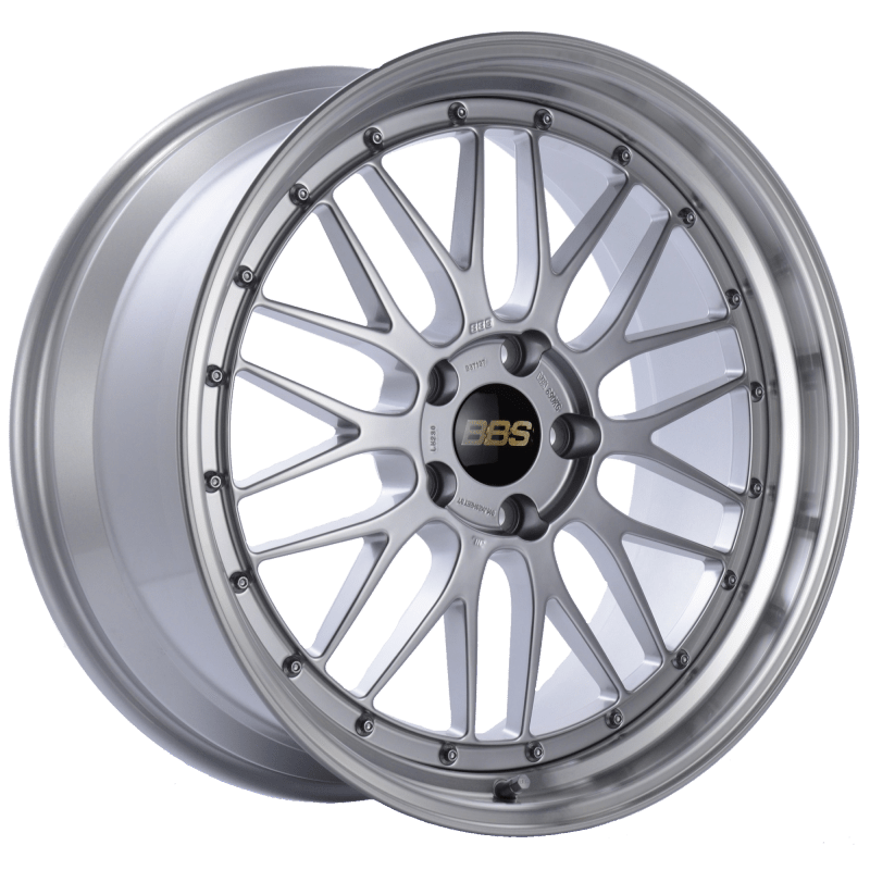 Kies-Motorsports BBS BBS LM 20x9.5 5x120 ET37 Diamond Silver Center Diamond Cut Lip Wheel -82mm PFS/Clip Required