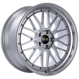Kies-Motorsports BBS BBS LM 20x9.5 5x120 ET37 Diamond Silver Center Diamond Cut Lip Wheel -82mm PFS/Clip Required