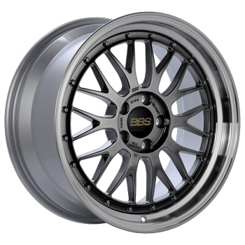 Kies-Motorsports BBS BBS LM 20x9 5x112 ET25 Diamond Black Center / Diamond Cut Lip Wheel -82mm PFS/Clip Required