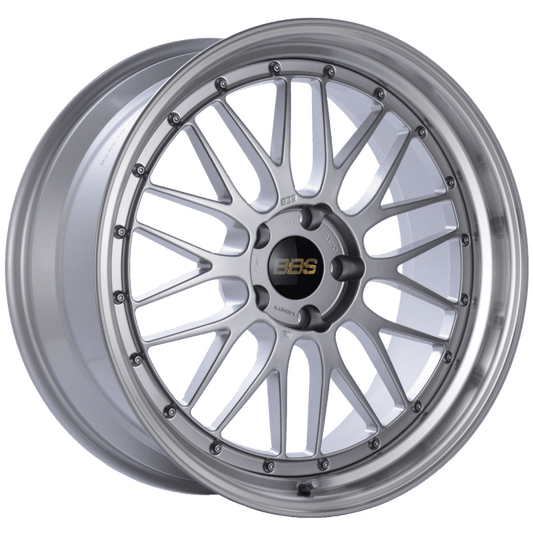 Kies-Motorsports BBS BBS LM 20x9 5x120 ET15 Diamond Silver Center Diamond Cut Lip Wheel -82mm PFS/Clip Required