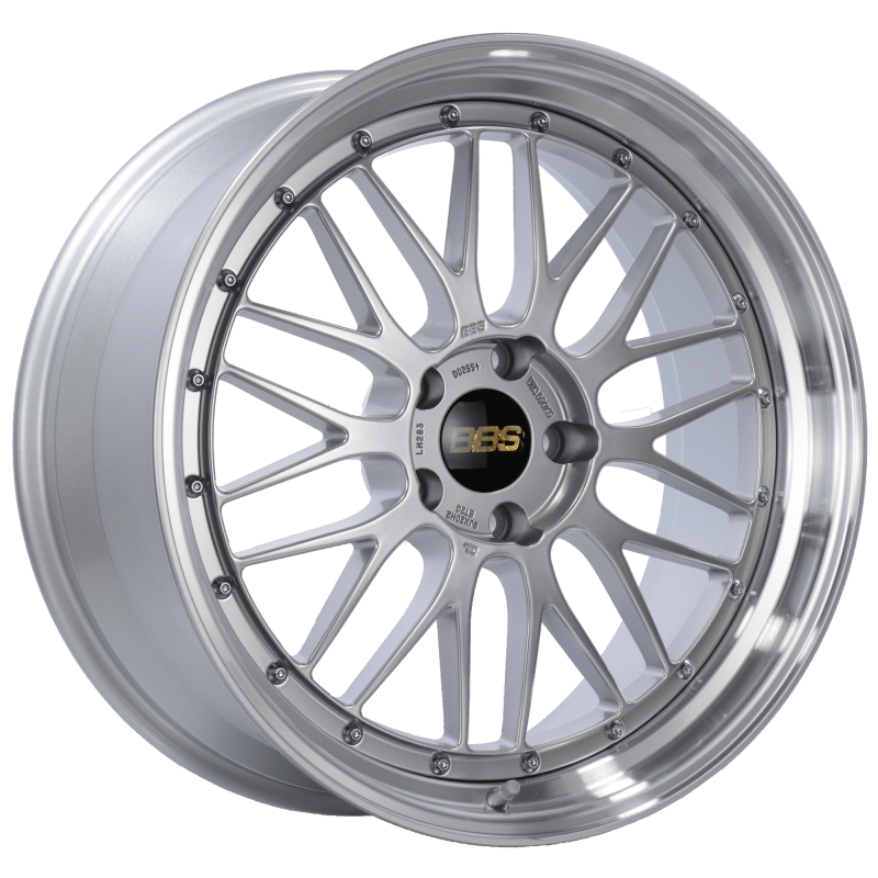 Kies-Motorsports BBS BBS LM 20x9 5x120 ET20 Diamond Silver Center Diamond Cut Lip Wheel -82mm PFS/Clip Required Main image