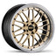 Kies-Motorsports BBS BBS LM 20x9 5x130 ET42 CB71.6 Gold Wheel w/ Diamond Cut Machined Lip