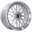 Kies-Motorsports BBS BBS LM 21x10 5x120 ET38 Diamond Silver Center Diamond Cut Lip Wheel -82mm PFS/Clip Required