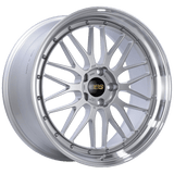 Kies-Motorsports BBS BBS LM 21x10 5x120 ET38 Diamond Silver Center Diamond Cut Lip Wheel -82mm PFS/Clip Required