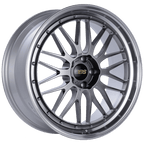 Kies-Motorsports BBS BBS LM 21x9 5x120 ET32 Diamond Black Center Diamond Cut Lip Wheel -82mm PFS/Clip Required
