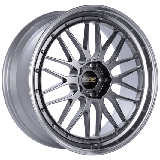Kies-Motorsports BBS BBS LM 21x9 5x120 ET32 Diamond Black Center Diamond Cut Lip Wheel -82mm PFS/Clip Required