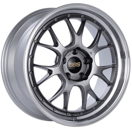 Kies-Motorsports BBS BBS LM-R 19x8.5 5x120 ET32 Diamond Black Center Diamond Cut Lip Wheel -82mm PFS/Clip Required