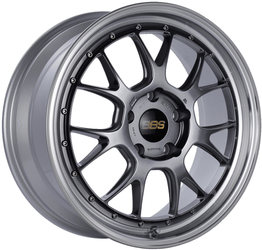 Kies-Motorsports BBS BBS LM-R 19x8.5 5x130 ET55 CB71.6 Diamond Black Center Diamond Cut Lip Wheel