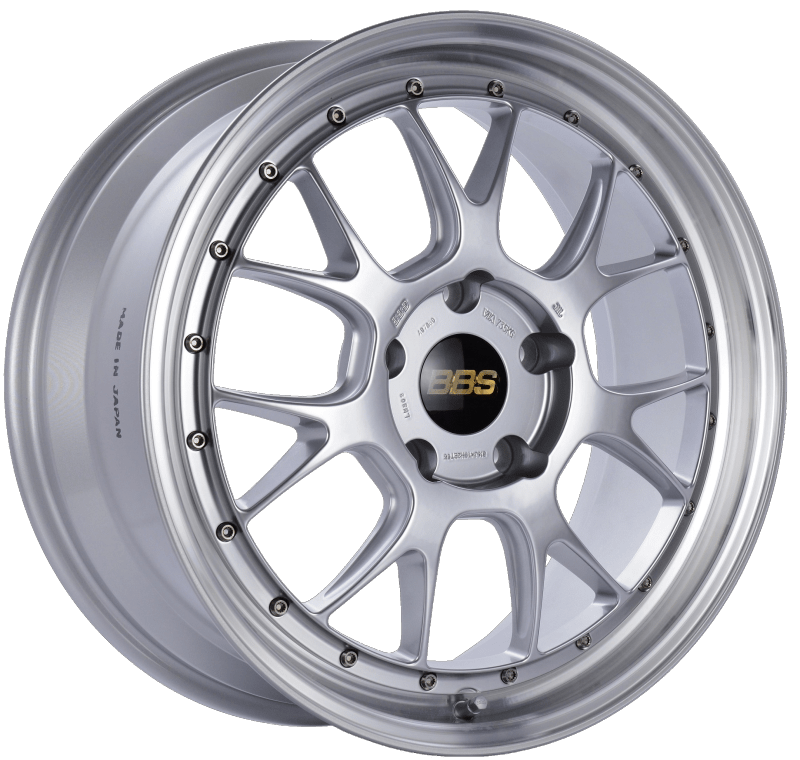 Kies-Motorsports BBS BBS LM-R 19x8.5 5x130 ET55 CB71.6 Diamond Silver Center Diamond Cut Lip Wheel