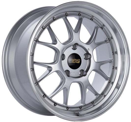 Kies-Motorsports BBS BBS LM-R 19x9.5 5x130 ET40 CB71.6 Diamond Silver Center Diamond Cut Lip Wheel