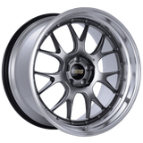 Kies-Motorsports BBS BBS LM-R 20x11 5x114.3 ET20 CB66 Diamond Black Center Diamond Cut Lip Wheel