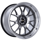 Kies-Motorsports BBS BBS LM-R 20x11 5x114.3 ET20 CB66 Diamond Black Center Diamond Cut Lip Wheel