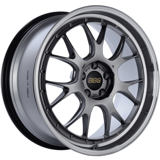 Kies-Motorsports BBS BBS LM-R 20x9.5 5x114.3 ET40 CB66 Diamond Black Center Diamond Cut Lip Wheel