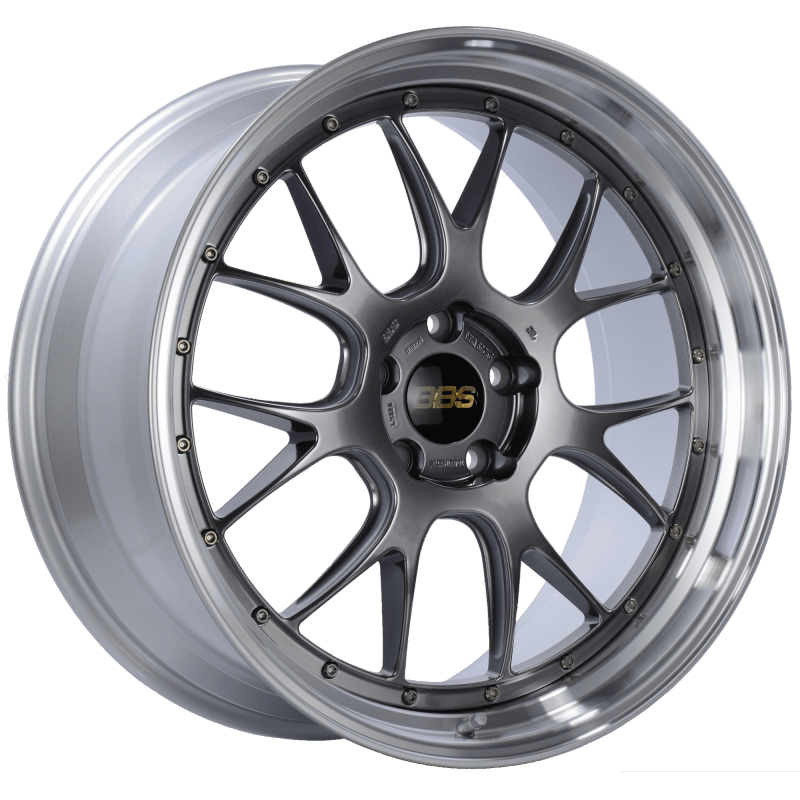 Kies-Motorsports BBS BBS LM-R 21x10 5x120 ET35 Diamond Black Center Diamond Cut Lip Wheel -82mm PFS/Clip Required