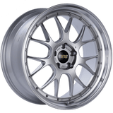 Kies-Motorsports BBS BBS LM-R 21x10 5x120 ET35 Diamond Silver Center Diamond Cut Lip Wheel -82mm PFS/Clip Required