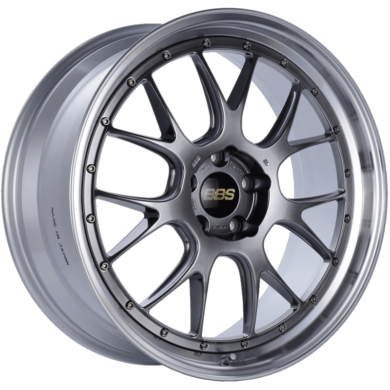 Kies-Motorsports BBS BBS LM-R 21x9 5x120 ET32 Diamond Black Center Diamond Cut Lip Wheel -82mm PFS/Clip Required