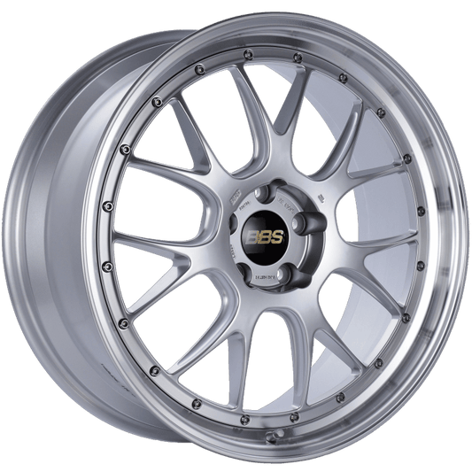 Kies-Motorsports BBS BBS LM-R 21x9 5x120 ET32 Diamond Silver Center Diamond Cut Lip Wheel -82mm PFS/Clip Required