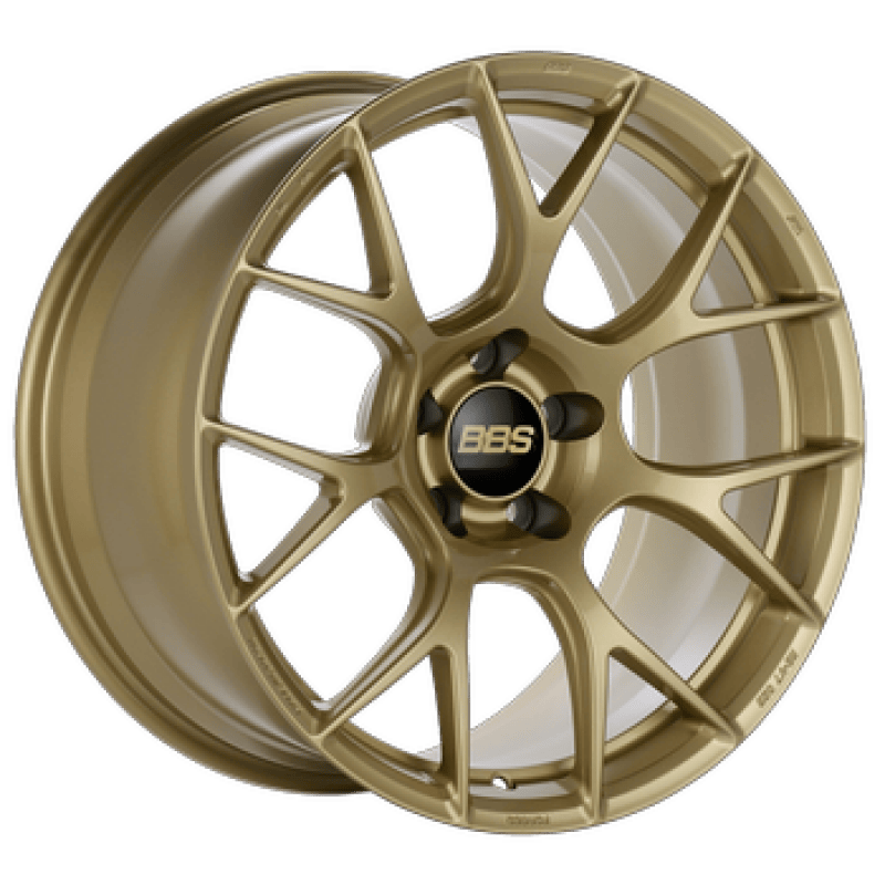 Kies-Motorsports BBS BBS RE-V7 19x10.5 5x120 ET35 PFS Gloss Gold Wheel - 82mm PFS/Clip Required