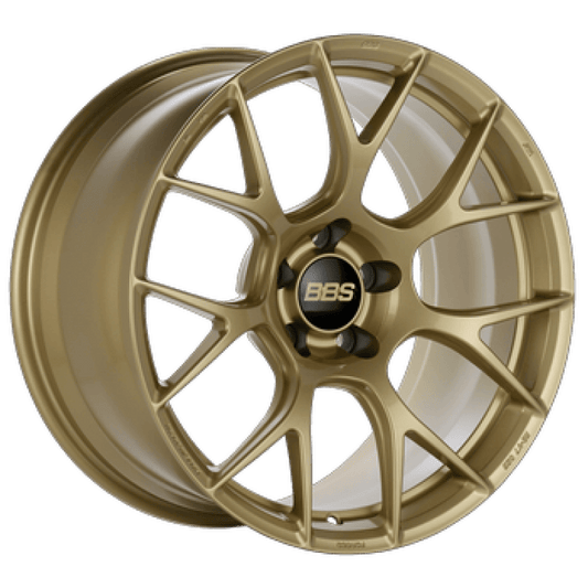 Kies-Motorsports BBS BBS RE-V7 19x10 5x120 ET22 PFS Gloss Gold Wheel - 82mm PFS/Clip Required