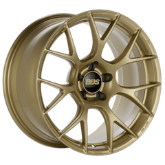 Kies-Motorsports BBS BBS RE-V7 19x10 5x120 ET22 PFS Gloss Gold Wheel - 82mm PFS/Clip Required