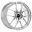Kies-Motorsports BBS BBS RF 17x7.5 5x100 ET48 PFS Diamond Silver Wheel -82mm PFS/Clip Req